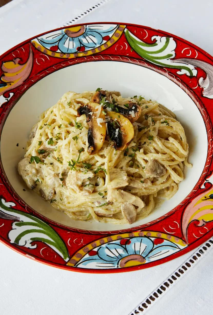 Spaghetti Crema di Funghi